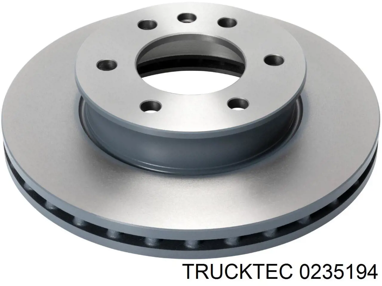 0235194 Trucktec диск гальмівний передній