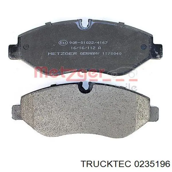 Гальмівні колодки Trucktec 0235196 ціна, від 35.26 USD