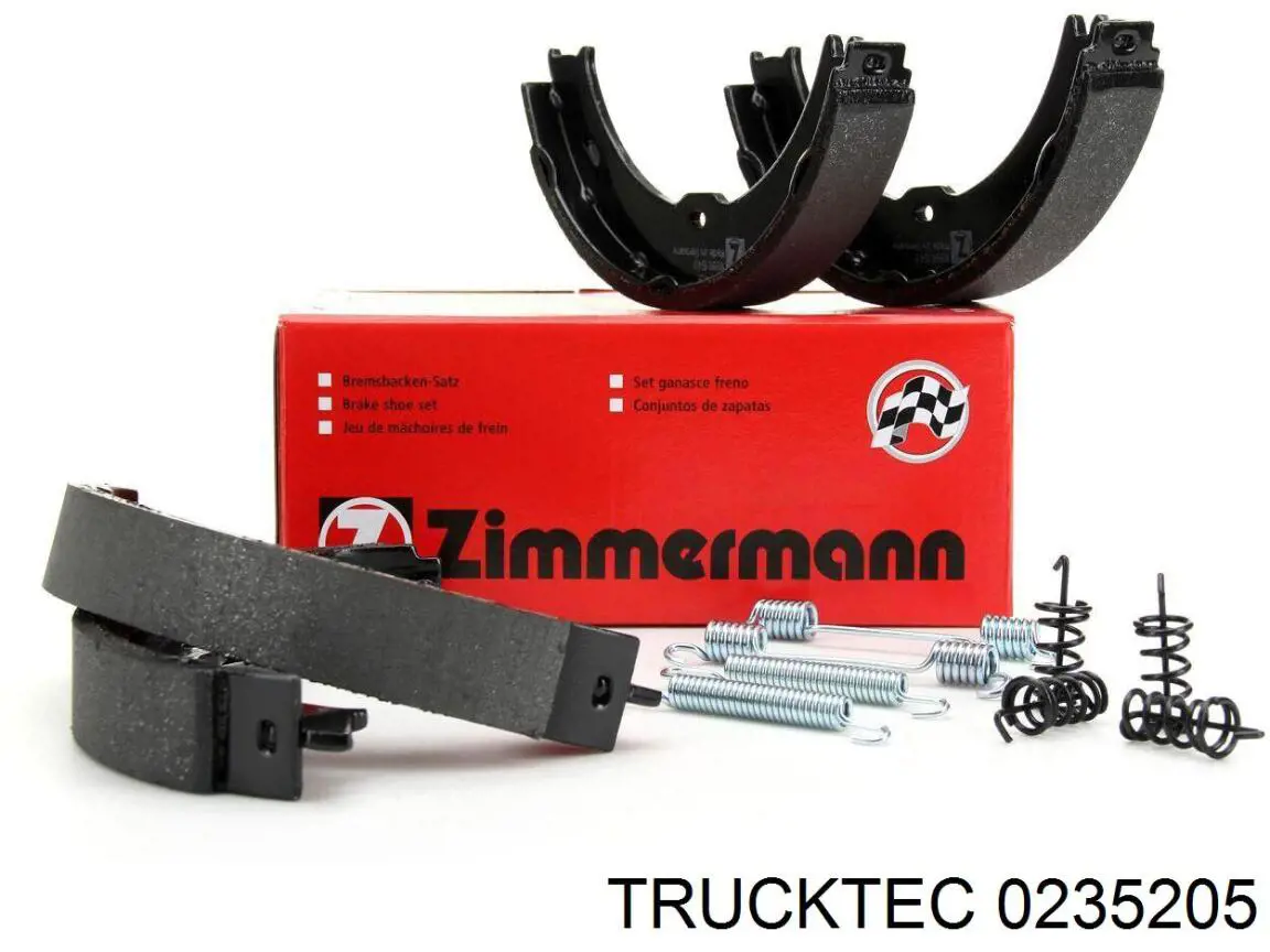 Колодки ручника 0235205 Trucktec