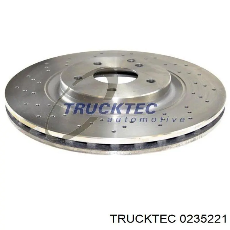 Диск гальмівний передній 0235221 Trucktec