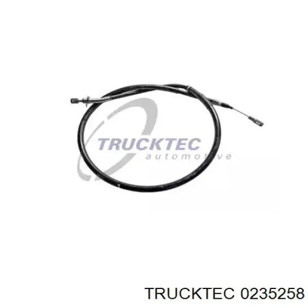 Купити 0235258 Trucktec Трос ручного гальма задній, правий/лівий