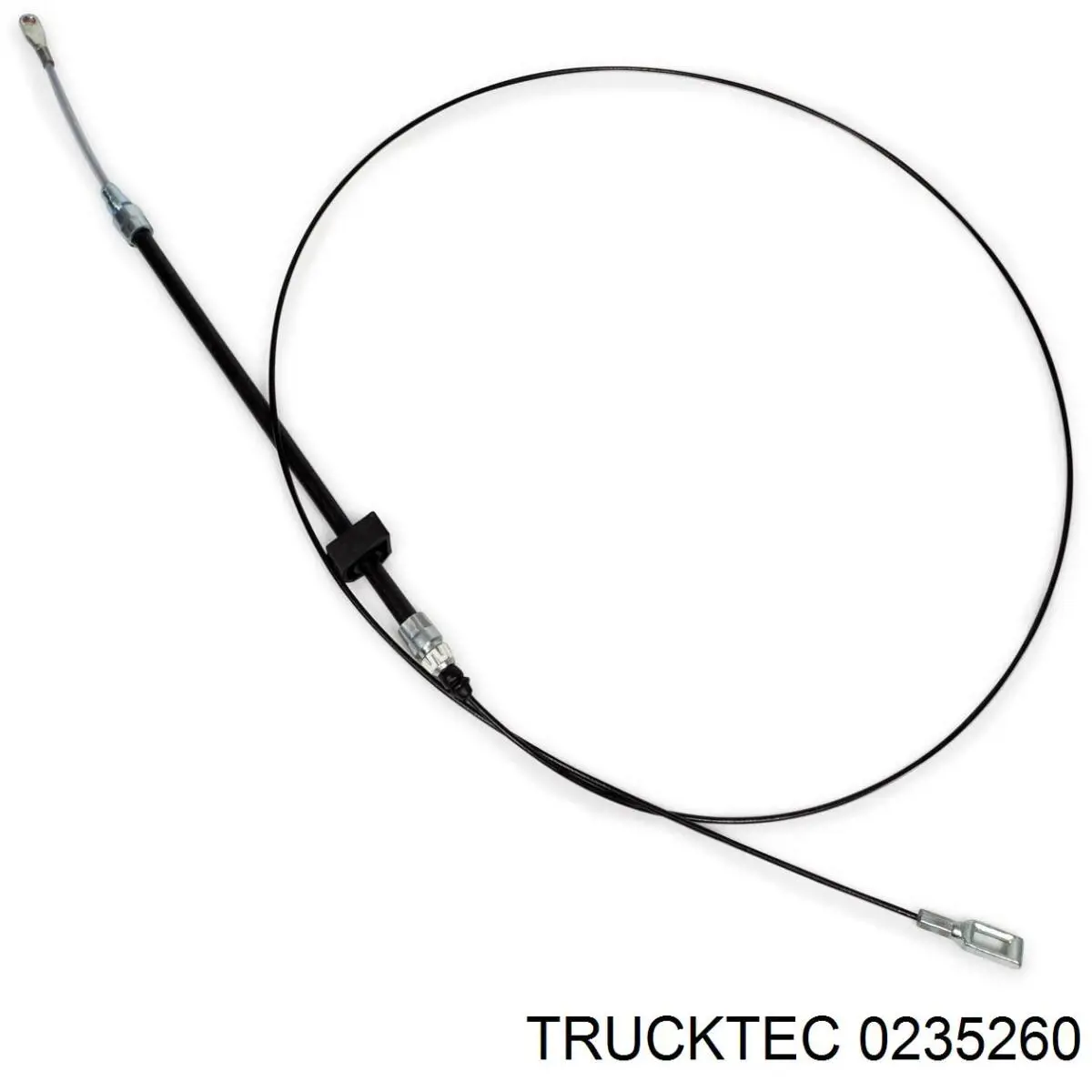 0235260 Trucktec трос ручного гальма передній