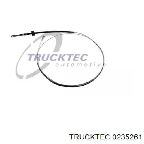 Купити 0235261 Trucktec Трос ручного гальма передній