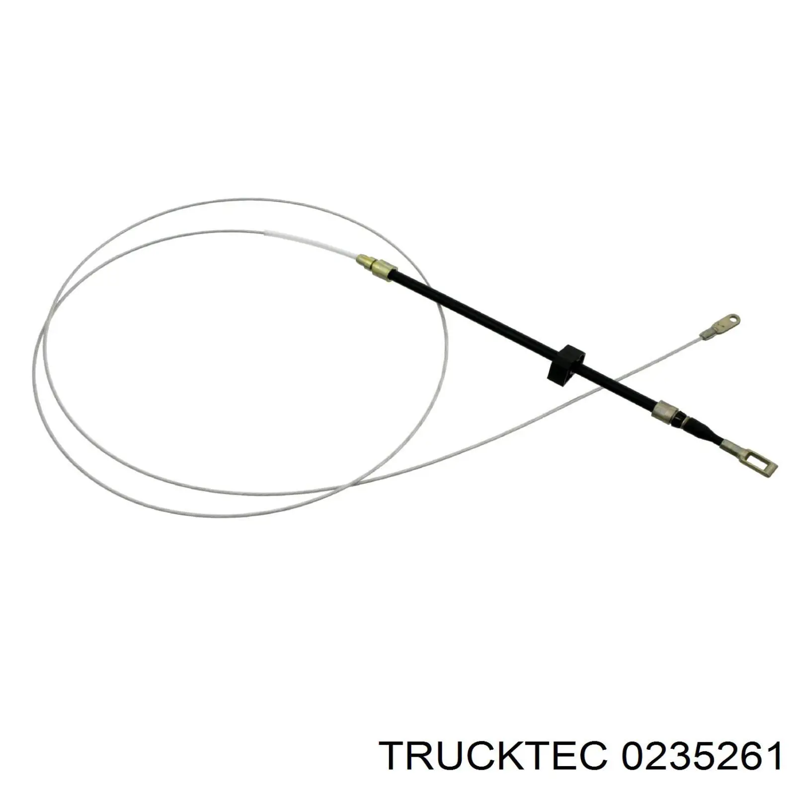 0235261 Trucktec Трос ручного гальма передній
