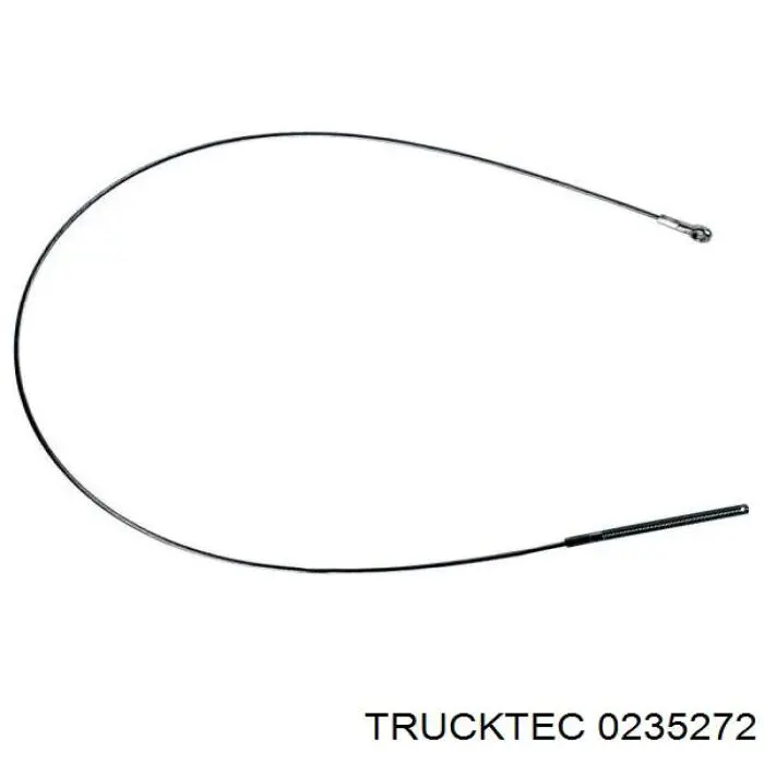 0235272 Trucktec трос ручного гальма передній