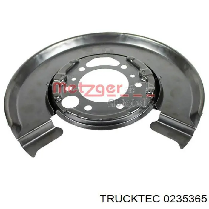 0235365 Trucktec Захист гальмівного диска заднього, правого