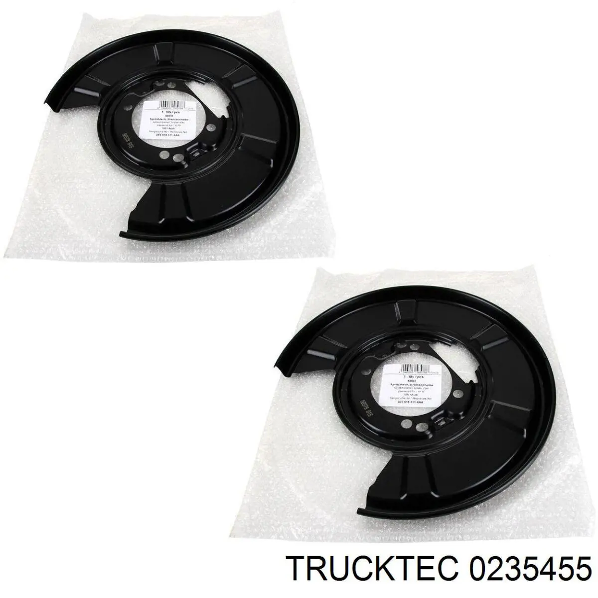 Захисний кожух гальмівного диска, заднього Trucktec 0235455 ціна, від 14.44 USD