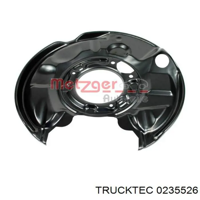 0235526 Trucktec Захист гальмівного диска заднього, лівого