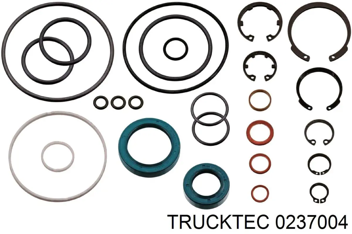 0237004 Trucktec ремкомплект рульової рейки (механізму г/у, (комплект ущільнень))