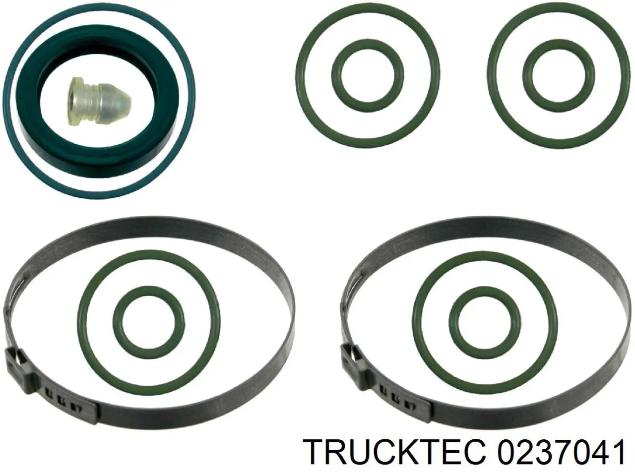 Купити 0237041 Trucktec Ремкомплект рульової рейки (механізму) г/у, (комплект ущільнень)