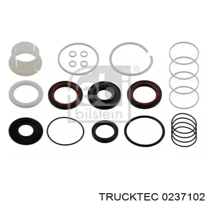 Купити 0237102 Trucktec Ремкомплект рульової рейки (механізму) г/у, (комплект ущільнень)