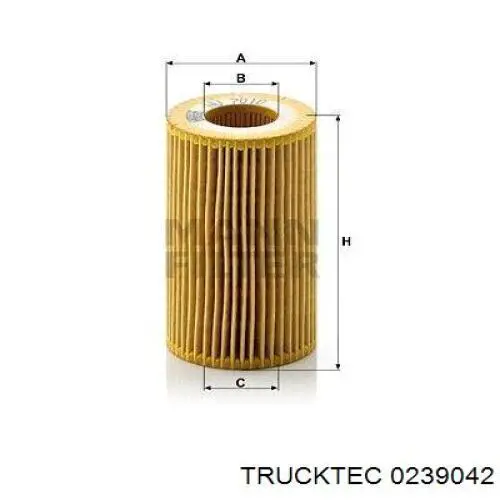 Купити 0239042 Trucktec Подушка глушника