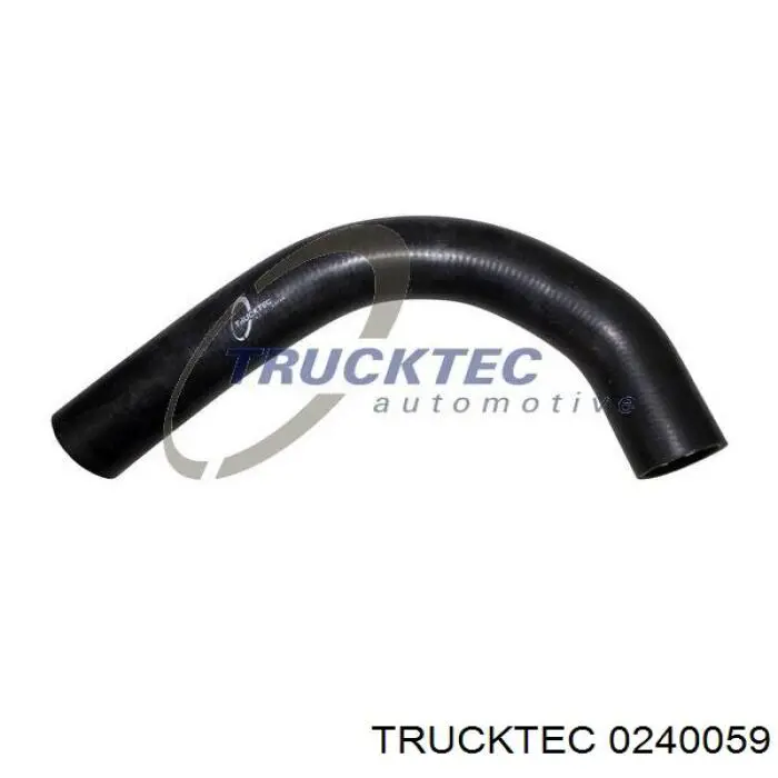 Шланг/патрубок радіатора охолодження, верхній Trucktec 0240059 ціна, від 11.16 USD