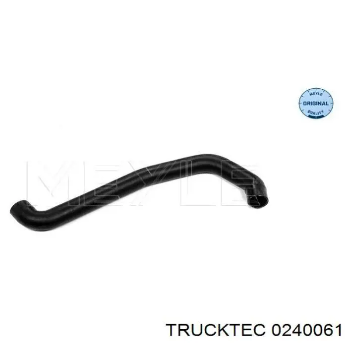 0240061 Trucktec Шланг/патрубок радіатора охолодження, нижній