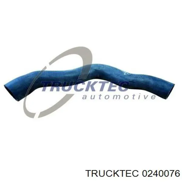 0240076 Trucktec шланг/патрубок радіатора охолодження, верхній
