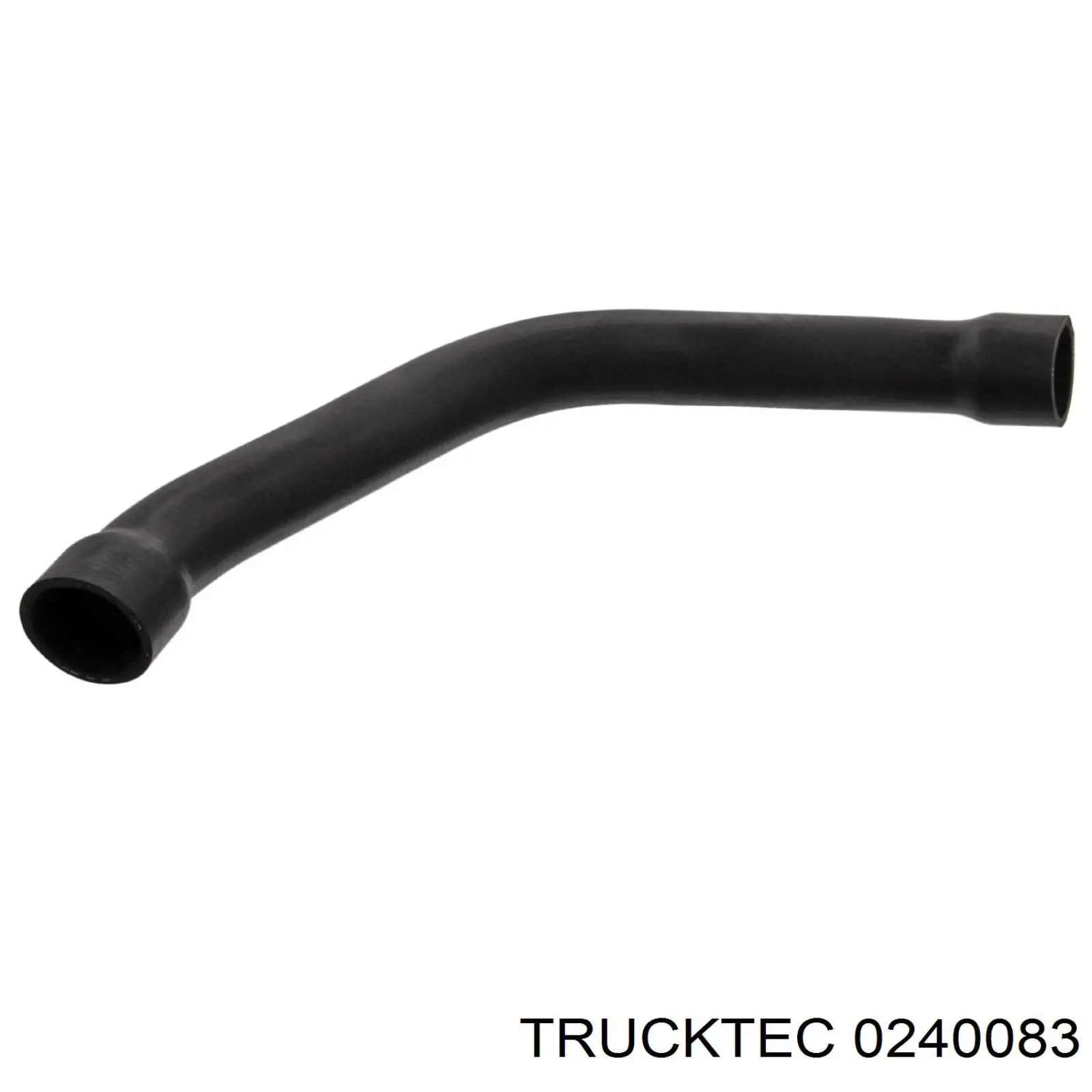 0240083 Trucktec шланг/патрубок радіатора охолодження, верхній