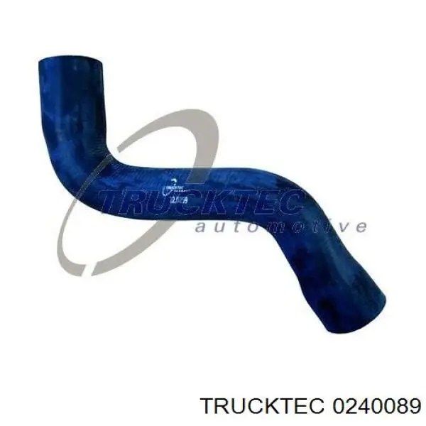 0240089 Trucktec шланг/патрубок радіатора охолодження, верхній