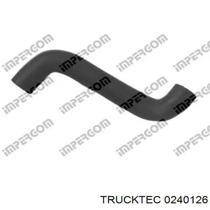 Купити 0240126 Trucktec Шланг/патрубок радіатора охолодження, верхній