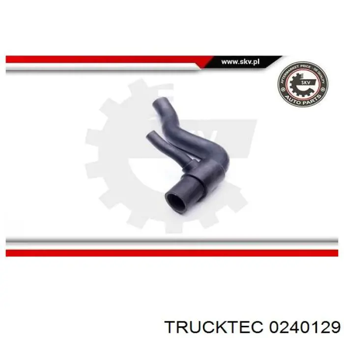 Шланг/патрубок радіатора охолодження, нижній Trucktec 0240129 ціна, від 13.26 USD