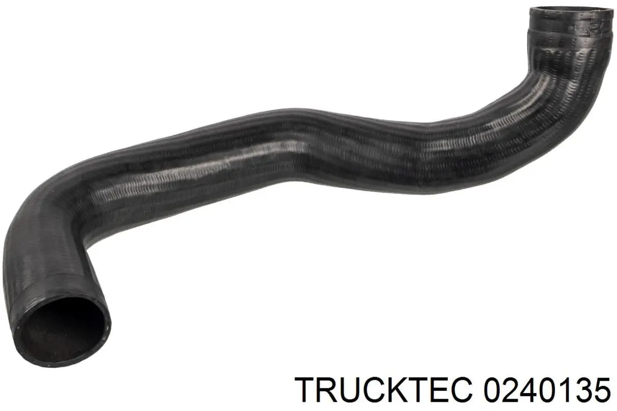 0240135 Trucktec шланг/патрубок интеркуллера, нижній лівий
