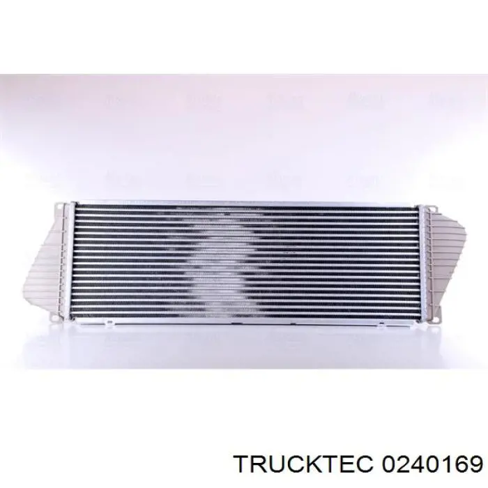 0240169 Trucktec радіатор интеркуллера