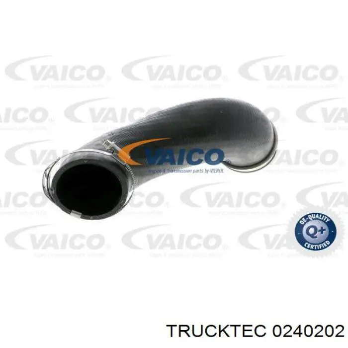 0240202 Trucktec шланг/патрубок інтеркулера, лівий