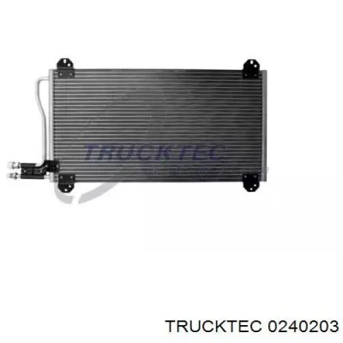 Конденсатор кондиціонера Trucktec 0240203 ціна, від 78.54 USD