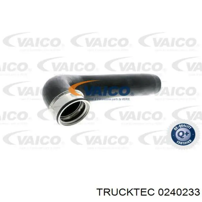 0240233 Trucktec шланг/патрубок інтеркулера, нижній