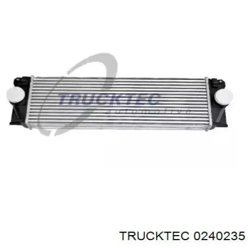 Купити 0240235 Trucktec Радіатор интеркуллера