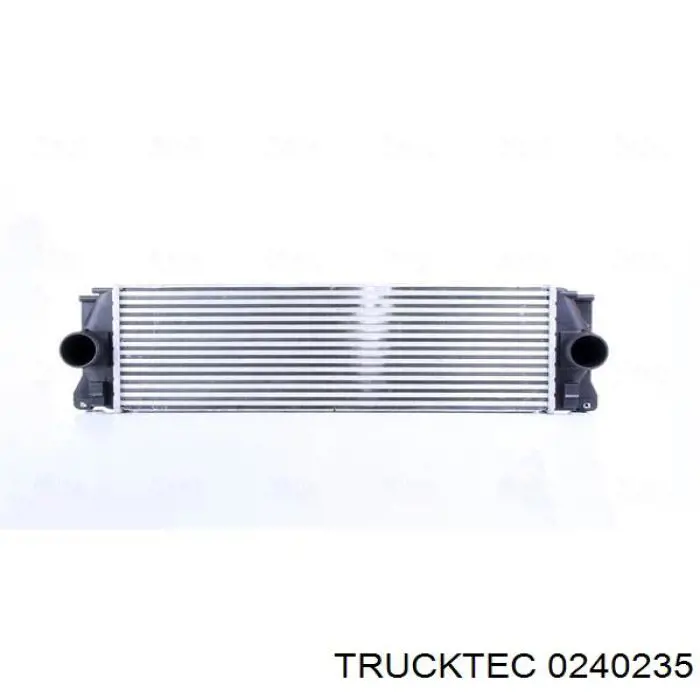 0240235 Trucktec радіатор интеркуллера