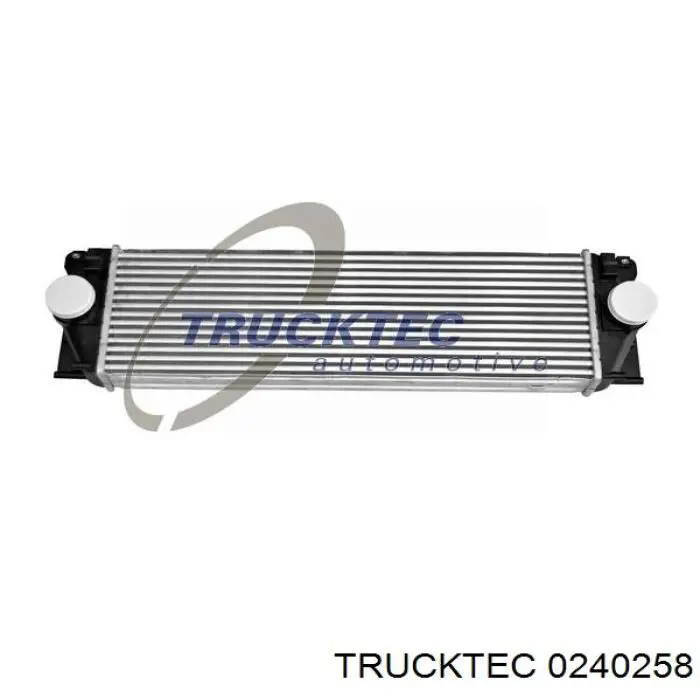 Купити 0240258 Trucktec Радіатор интеркуллера