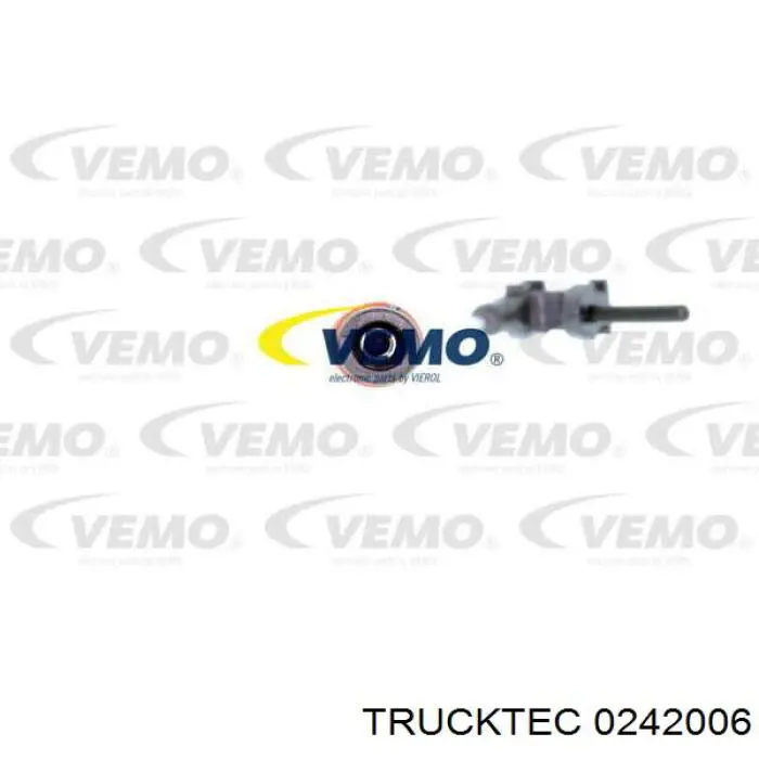 0242006 Trucktec датчик зносу гальмівних колодок, передній