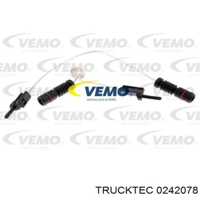 Датчик зносу гальмівних колодок, передній 0242078 Trucktec
