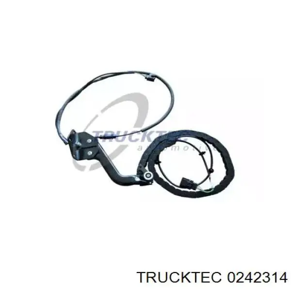 0242314 Trucktec Ролик двері бічної/зсувної, правий нижній