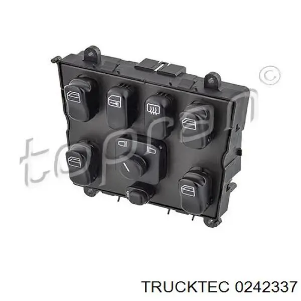 Кнопковий блок керування склопідіймачами центральної консолі Trucktec 0242337 ціна, від 60.04 USD