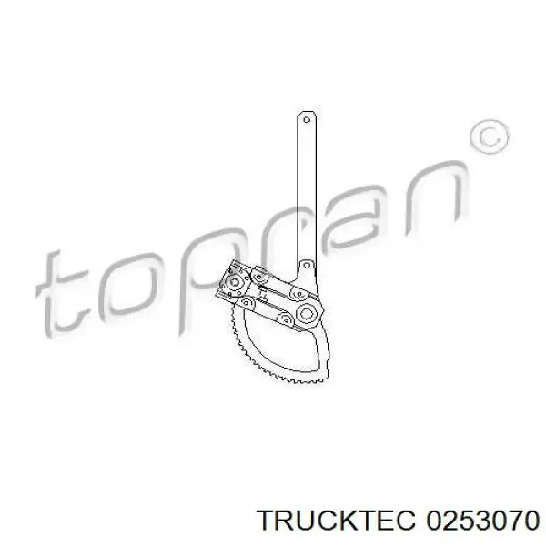 Склопідйомник (механізм переміщення скла) Trucktec 0253070 ціна, від 15.07 USD