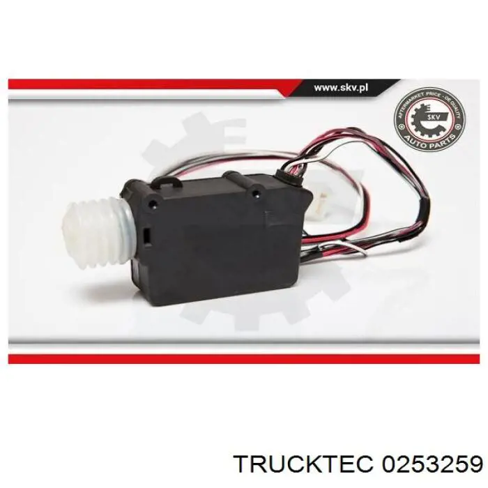 0253259 Trucktec Актуатор замка багажника (задніх дверей)