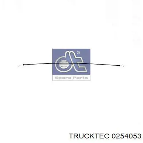 0254053 Trucktec трос відкривання бічний (зсувний двері)