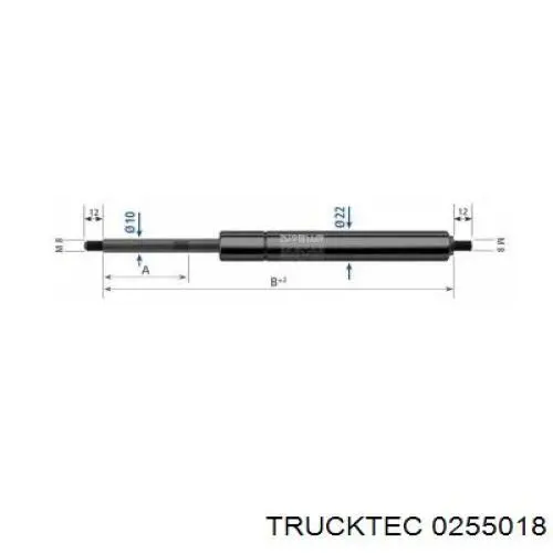 Замок капота Trucktec 0255018 ціна, від 7.11 USD