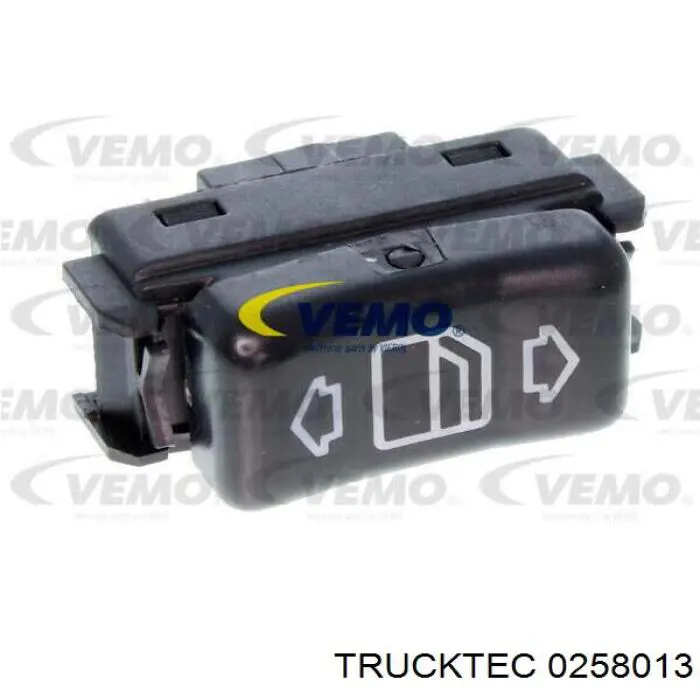 0258013 Trucktec кнопка вмикання двигуна склопідіймача задня ліва