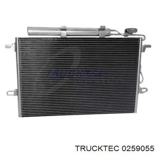 0259055 Trucktec радіатор кондиціонера