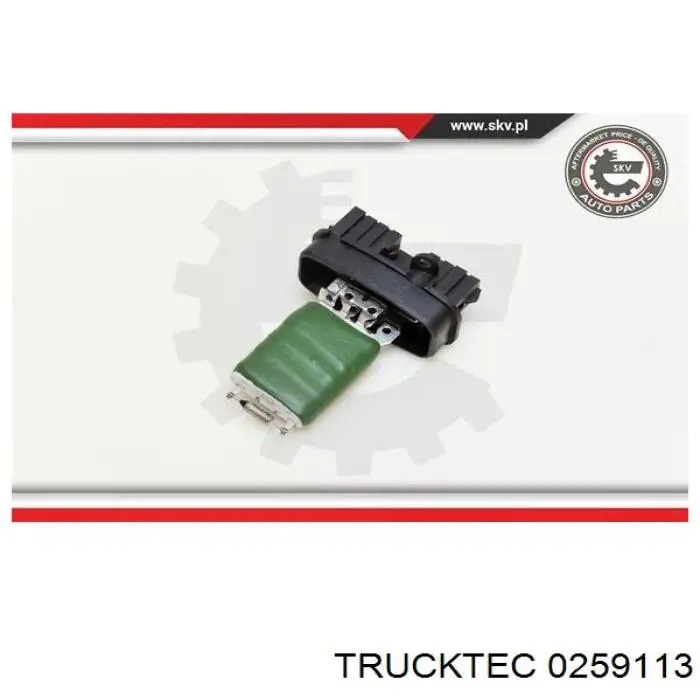 Резистор обігрівача Trucktec 0259113 ціна, від 12.22 USD