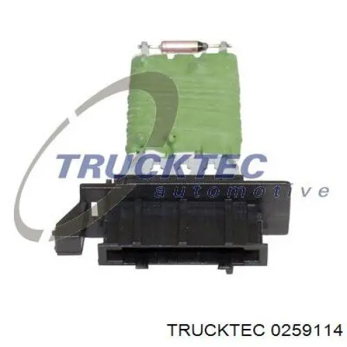 0259114 Trucktec резистор (опір пічки, обігрівача салону)