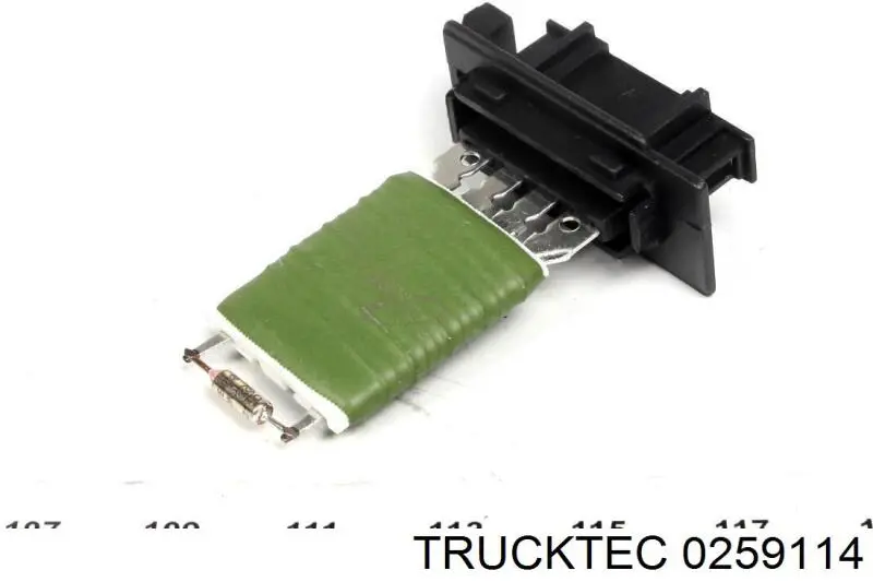 Резистор обігрівача Trucktec 0259114 ціна, від 12.50 USD