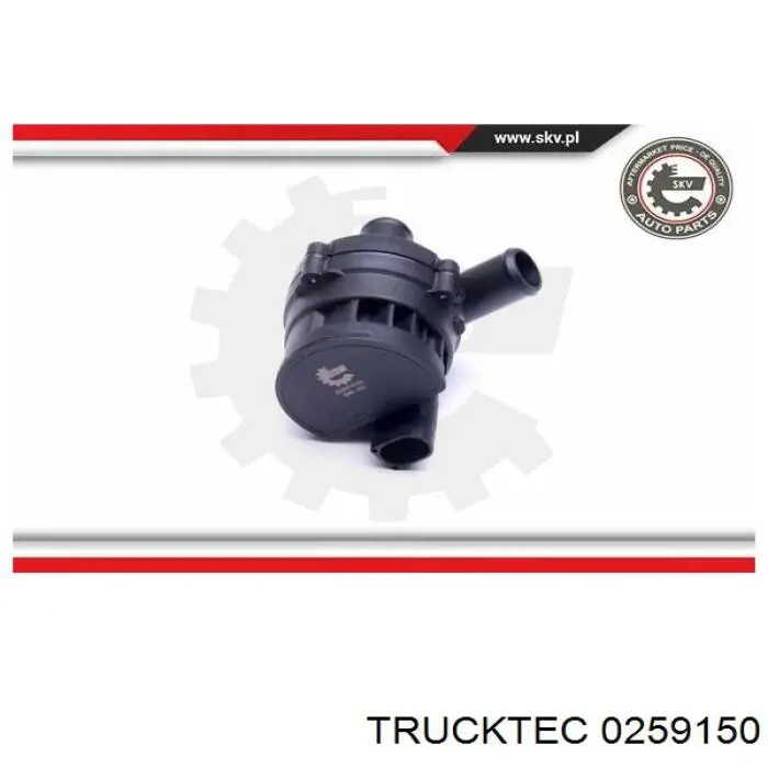 Водяний насос охолодження електричний додатковий Trucktec 0259150 ціна, від 29.37 USD