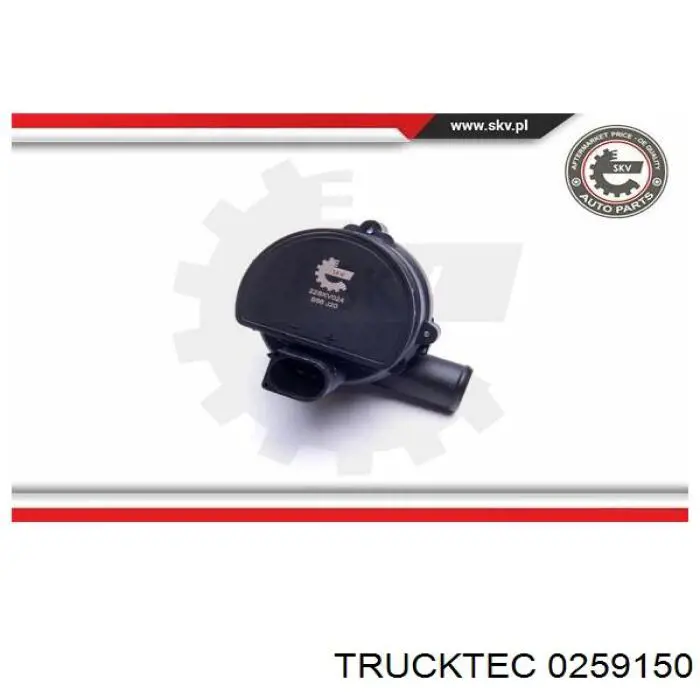 Купити 0259150 Trucktec Помпа водяна, додатковий електричний