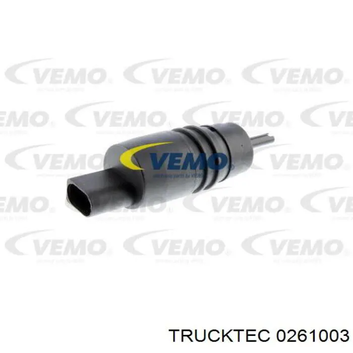 0261003 Trucktec насос-двигун омивача скла, переднього
