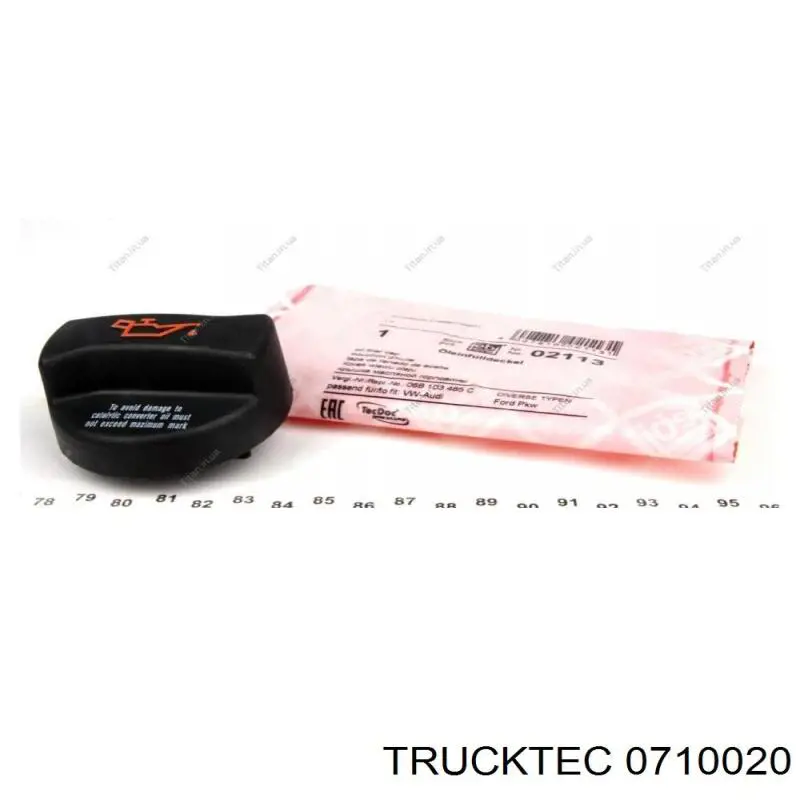 Купити 0710020 Trucktec Кришка маслозаливной горловини