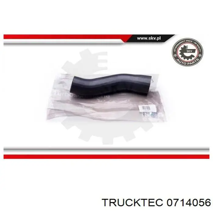 Патрубок повітряний, вихід з турбіни (наддув) Trucktec 0714056 ціна, від 13.11 USD