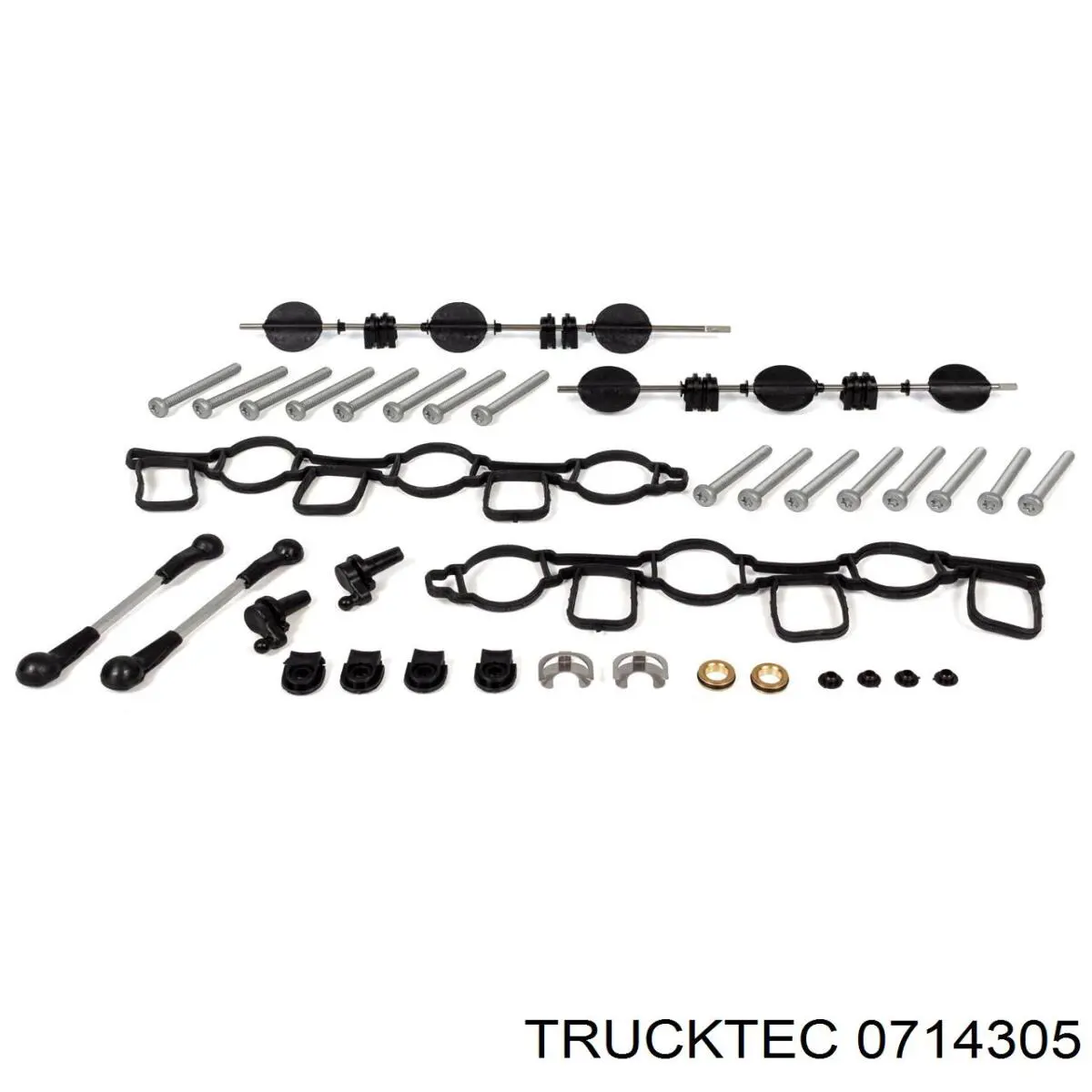0714305 Trucktec Колектор впускний, лівий